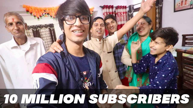 sourav joshi vlogs 10 million subscriber on youtube