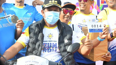 DPD AMPI Gelar Acara Fun Run di Lepas Oleh Bupati Soppeng 