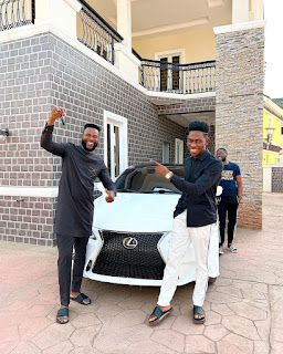 Thank you for Helping me Rise; Moses Bliss Gifts His Manager a Lexus Car