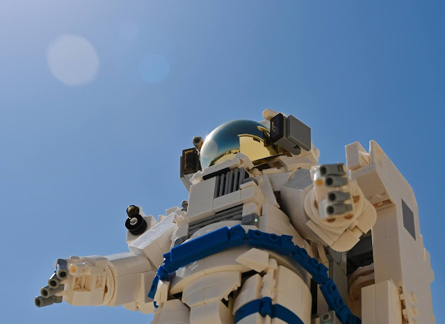 Nifeliz astronaut building kit compatible with lego city pace