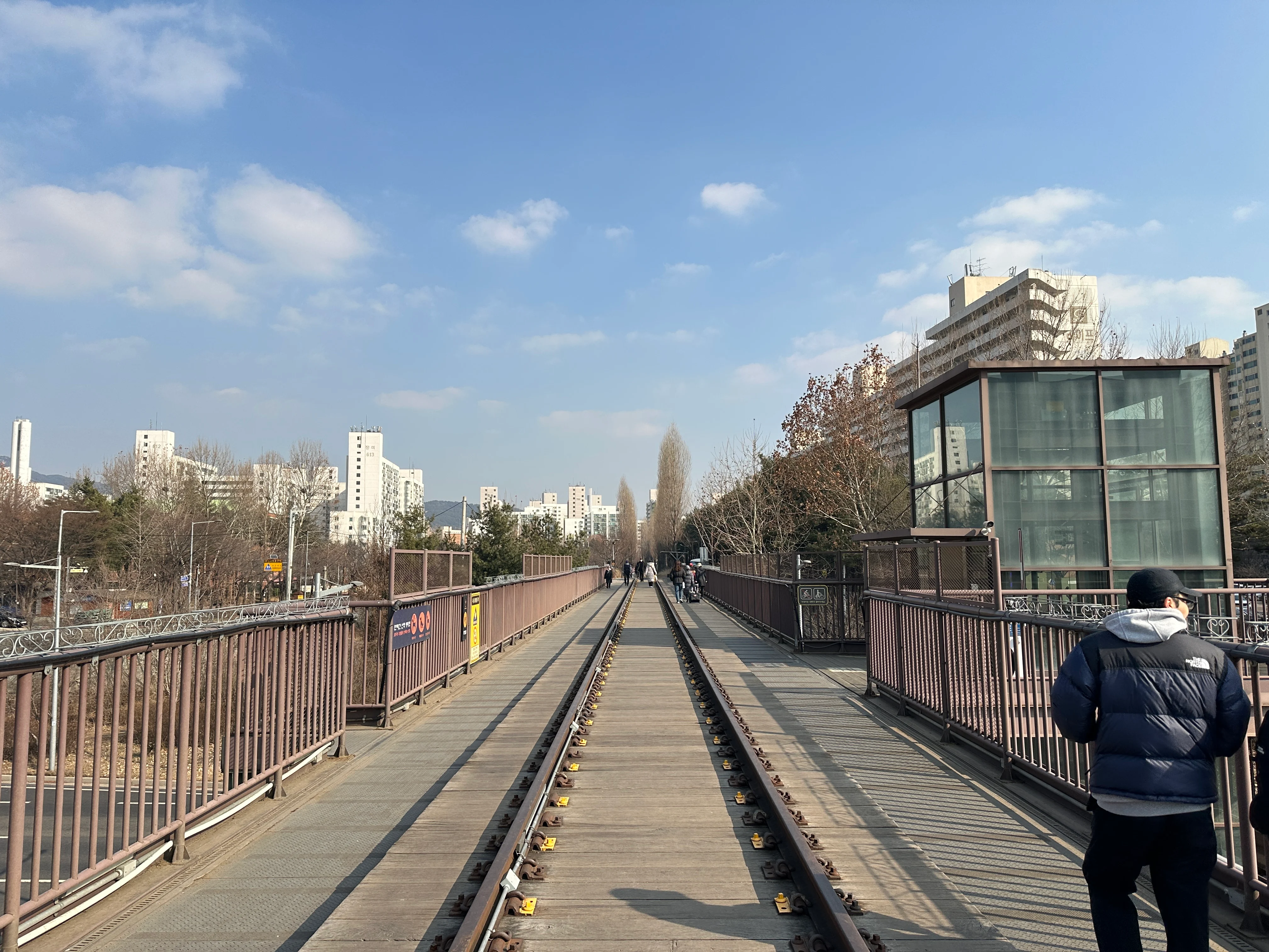 경춘철교로 올라와 산책하기