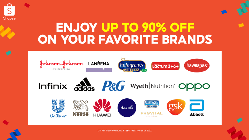 Some of the brands included in the sale