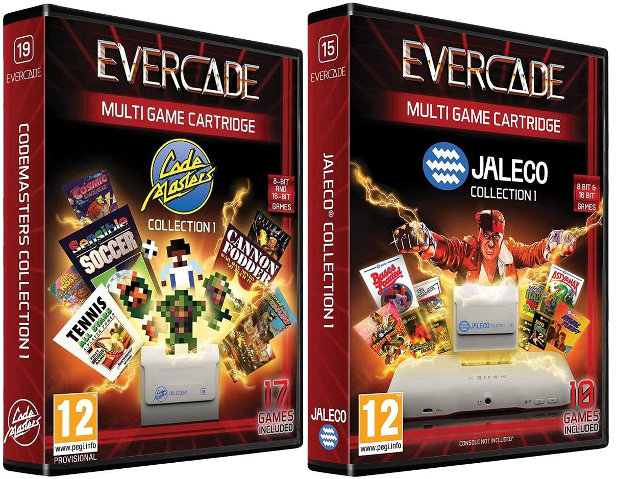 Evercade VS cartucce Codemasters Jaleco