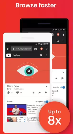 متصفح  Brave Browser لمشاهدة يوتيوب بدون اعلانات