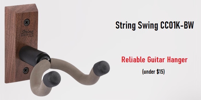 String Swing CC01K-BW Guitar Hanger (under $15)