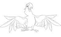 Rio coloring page