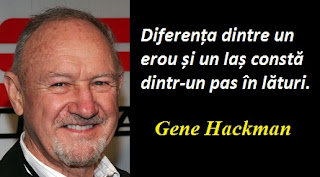 Citatul zilei: 30 ianuarie - Gene Hackman