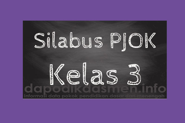 Silabus PJOK SD MI Kelas 3