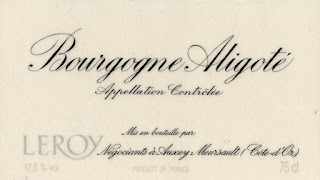 Bourgogone Aligote (B) (Regionales)　1997’