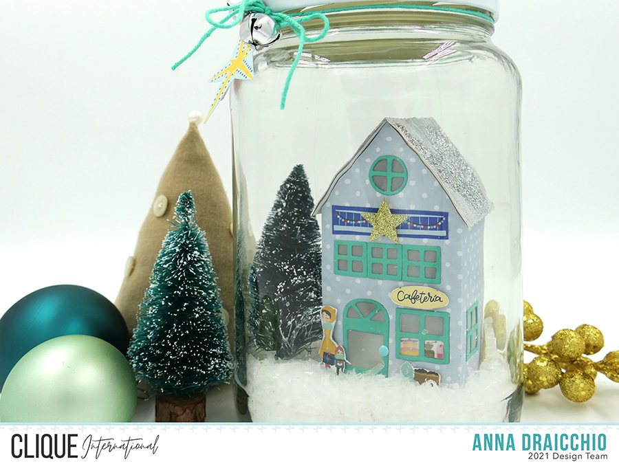 [Natale fai da te] Palla di neve con un barattolo di vetro – Clique Kits