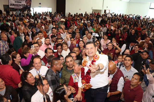 Con democracia y patriotismo, Morena se consolida hacia el 2024 refrenda Armenta desde Teziutlán 