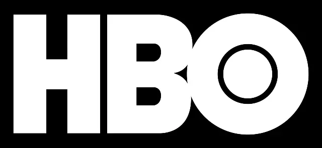 black and white HBO lettermark logo