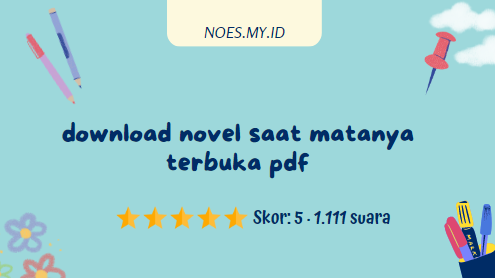 download novel saat matanya terbuka pdf
