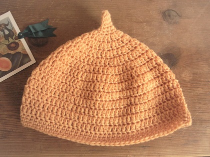 定番 どんぐり帽子 初めてでも簡単 必ず編み上がる 編み方を記述しました かぎ針 初心者 新生児 ママ 編み物本を編む ルーエル通り39番地