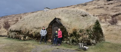 Casa de Érik el Rojo o Eiríksstaðir viking longhouse.