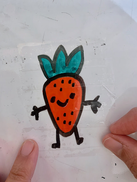 How to Make DIY Stickers (An easy kids craft Using Dry Erase Markers)