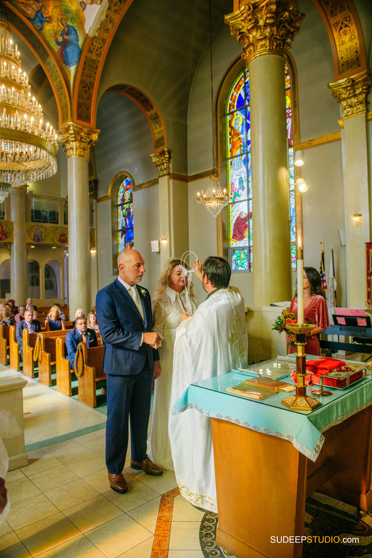 Toledo Greek Wedding Photography at Holy Trinity Greek Orthodox Church by SudeepStudio.com Ann Arbor Toledo Wedding Photographer