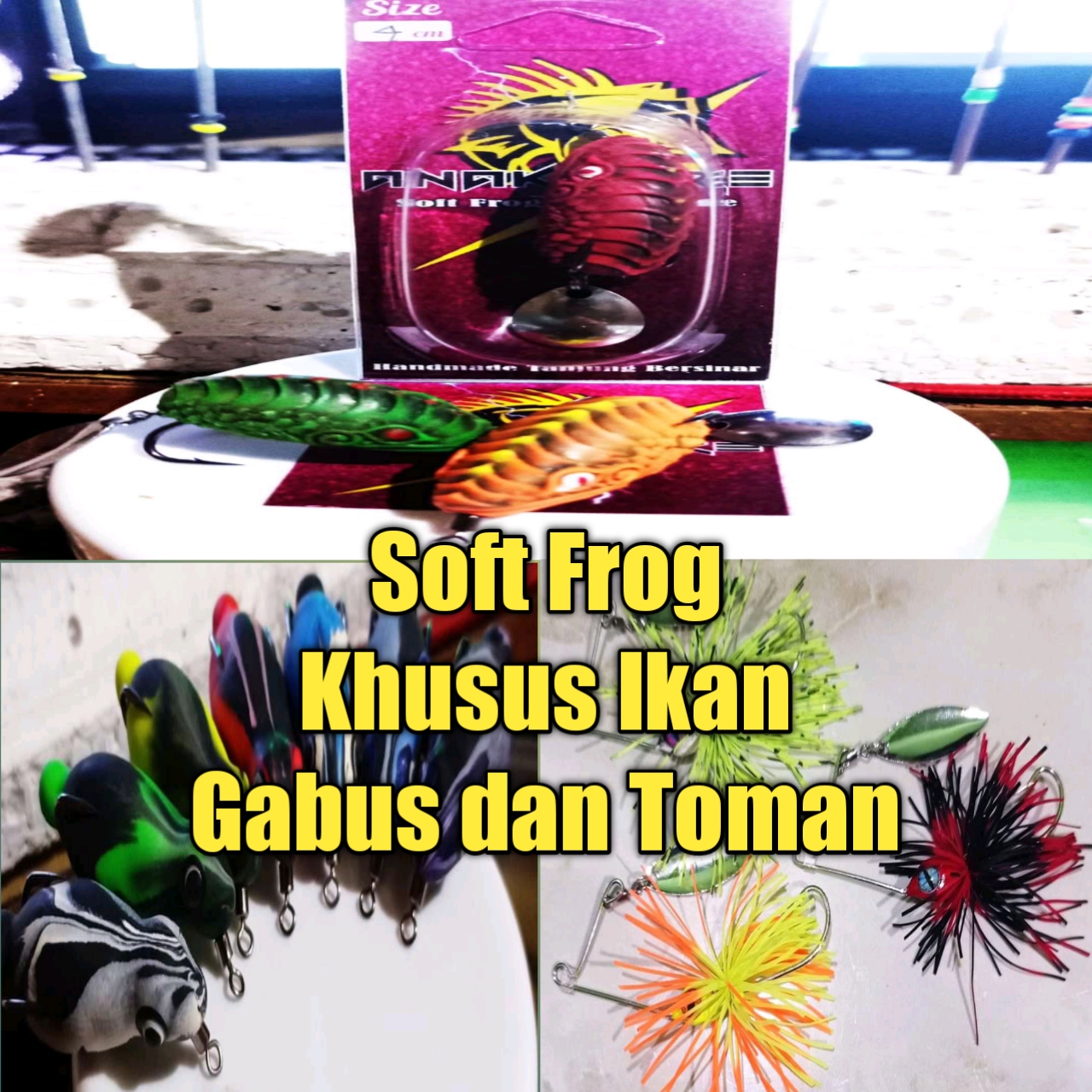 Soft Frog terbaik casting ikan gabus memang terus di buru untuk di gunakan