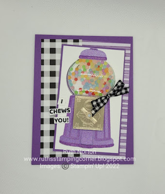 stampin up, gumball shaker