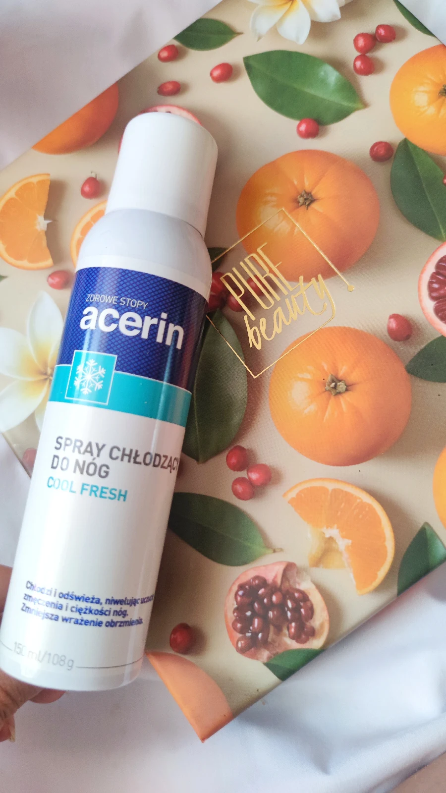 spray chłodzący do nóg Acerin