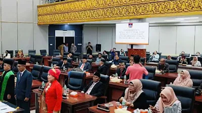 Rapat Paripurna Pergantian Antar Waktu Anggota DPRD Kota Padang dari Partai Berkarya, Simak Pesan Penting Syafrial Kani Datuk Rajo Jambi