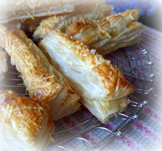 Gruyere and Mustard Sticks