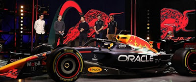 Red Bull, team, 2022 F1 car, RB18, New livery.