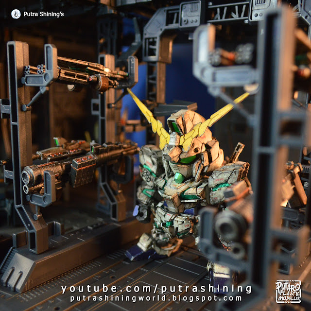 Evening at Base in Earth | Cute Gundam Base (CG Domain Base Review) by Putra Shining