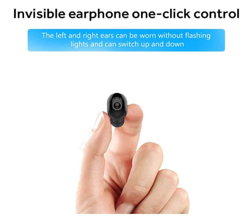 Loluka Single Earbud Invisible Smallest Wireless Earpiece