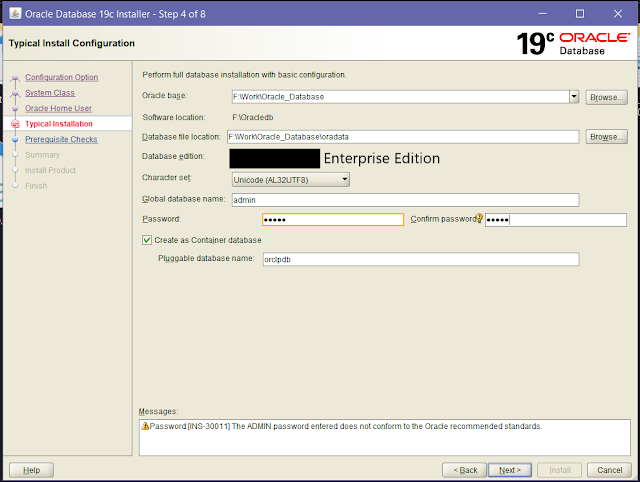 Typical Install Configuration