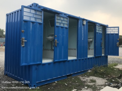 Container Toilet 20 Feet Bể Phốt Liền Khối