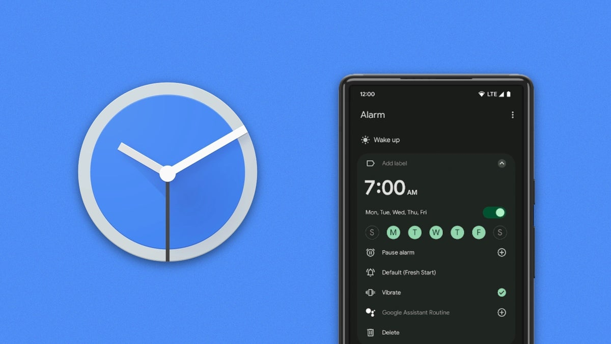 Google Clock App