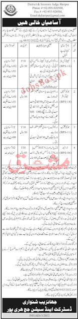district-and-session-courts-haripur-jobs
