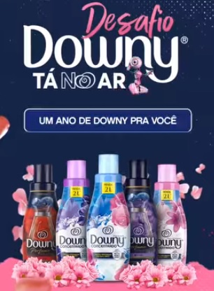 Promoção Desafio Downy Tá no Ar no Instagram