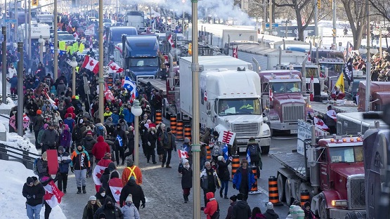 Canada, antivax truckers block the capital Ottawa for the 3rd day in a row