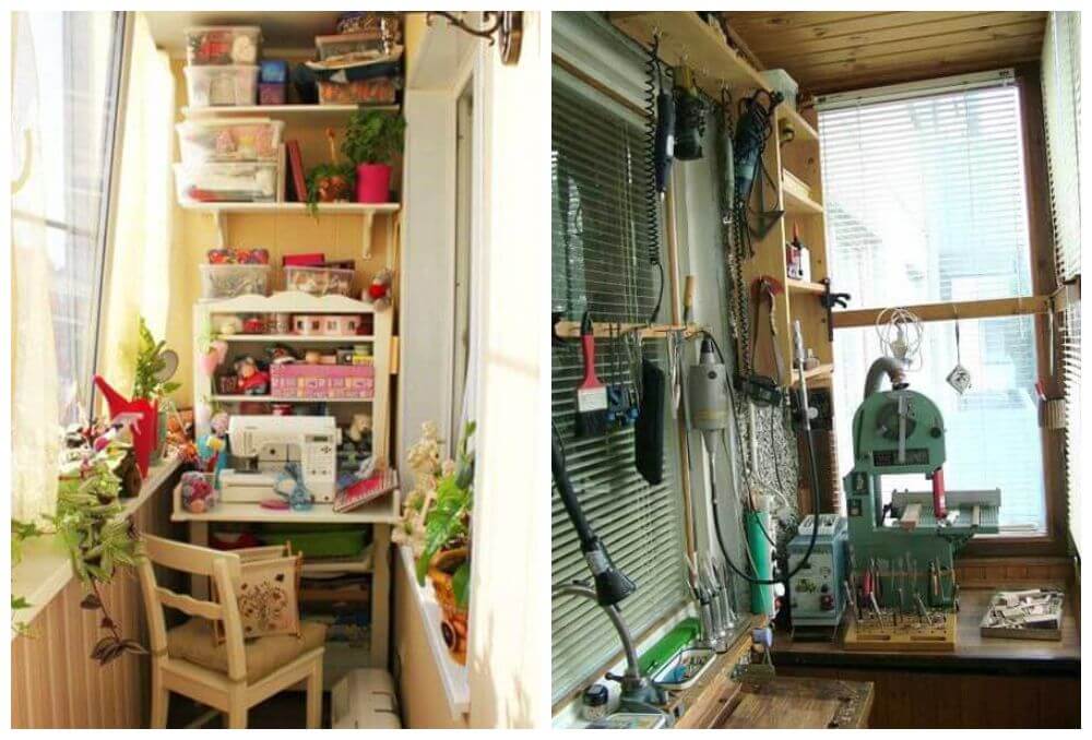 How to Make Space for a Craft Studio When You Don't Have Any Space