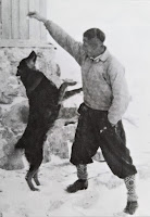 Andrzej Krzeptowski z psem Filancem
