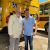 Água Nova: Prefeito Ronaldo Sousa recebe do Senador Jean Paul  e da Governadora Fátima Bezerra um ônibus escolar