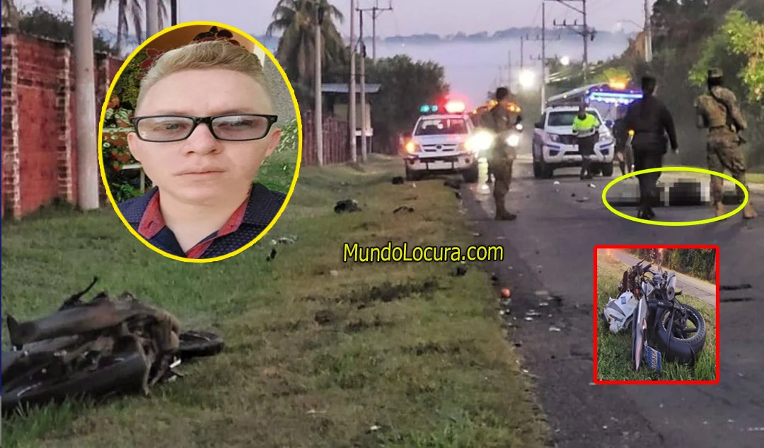 El Salvador; Él era Francisco, joven motociclista que falleció tras fuerte accidente de tránsito en San Juan Opico, La Libertad