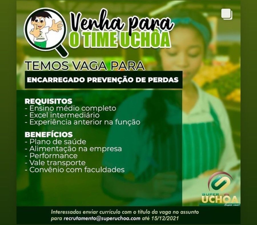 Encarregado Prevenção de Perdas