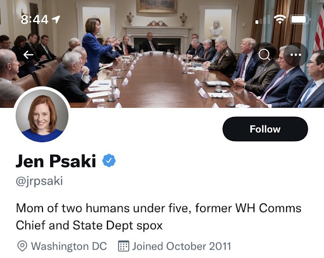 Jen Psaki used Trump White House as her cover