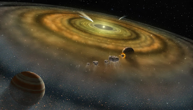 La Tierra y Marte se formaron a partir de material del sistema solar interior