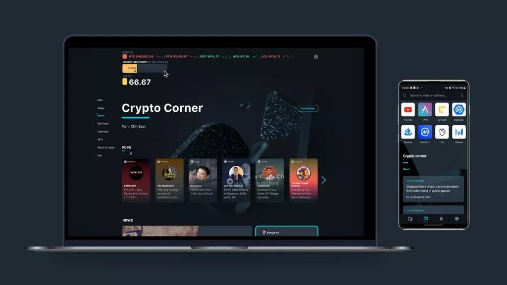 Tech Update: This new Opera cybersurfer is devoted to crypto