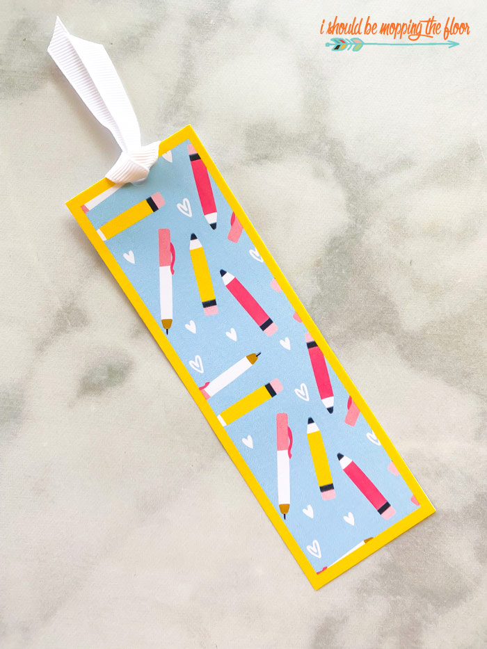 Pencil Pattern Bookmark