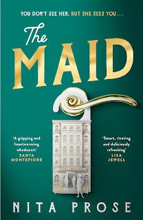 Front cover of The Maid by Nita Prowse - a door handle.