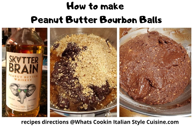 how to make peanut butter bourbon balls