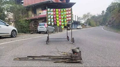 Bilaspur: The case of hollow on the National Highway was resolved, the department got the marking done - know what happened