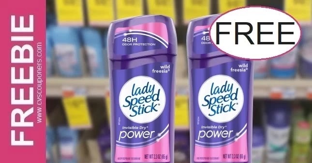 FREE Lady Speed Stick CVS Deal