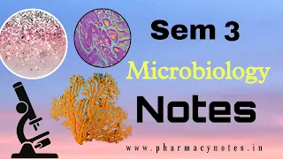 Pharmaceutical Microbiology | Download best B pharmacy Sem 3 free notes | download pharmacy notes pdf semester wise