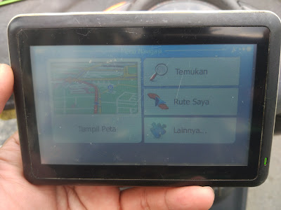 Tampilan Menu Aplikasi GPS